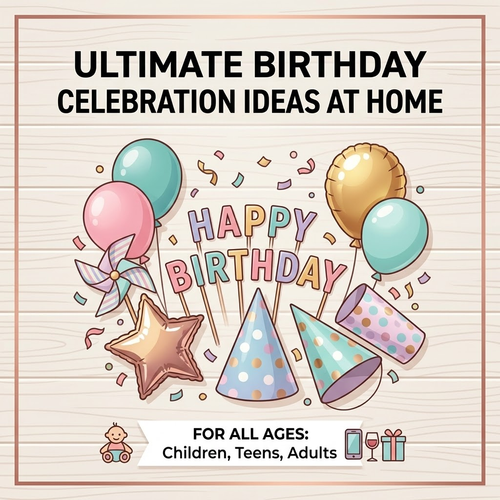 Birthday Celebration Ideas at Home 