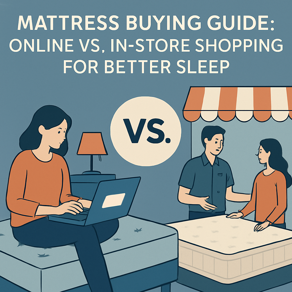 Mattress Buying Guide: Online vs. In-Store Shopping for Better Sleep