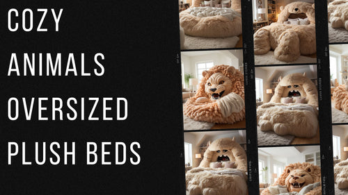 Super-Sized Snuggles: Gigantic Cozy Animal Beds