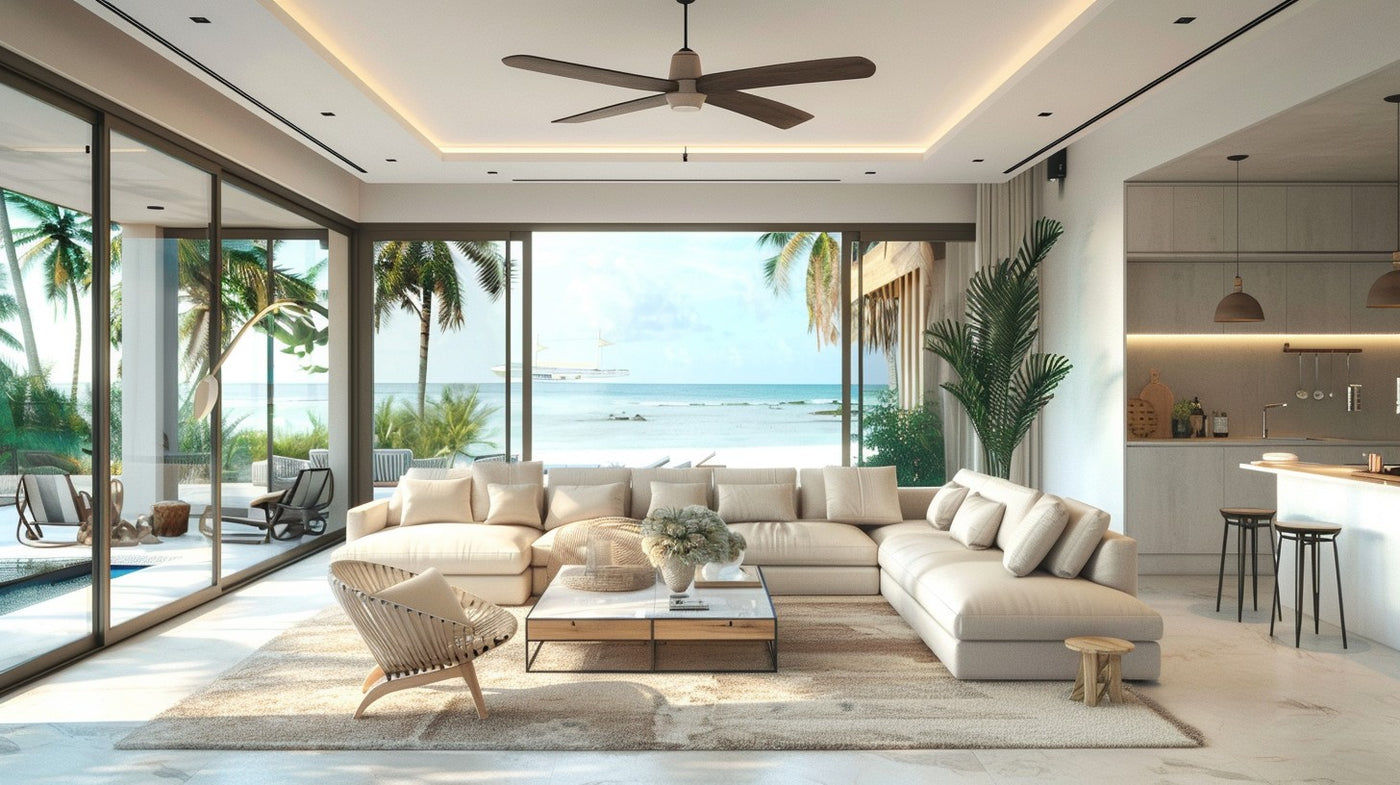Create a Cozy Environment with a Large Ceiling Fan