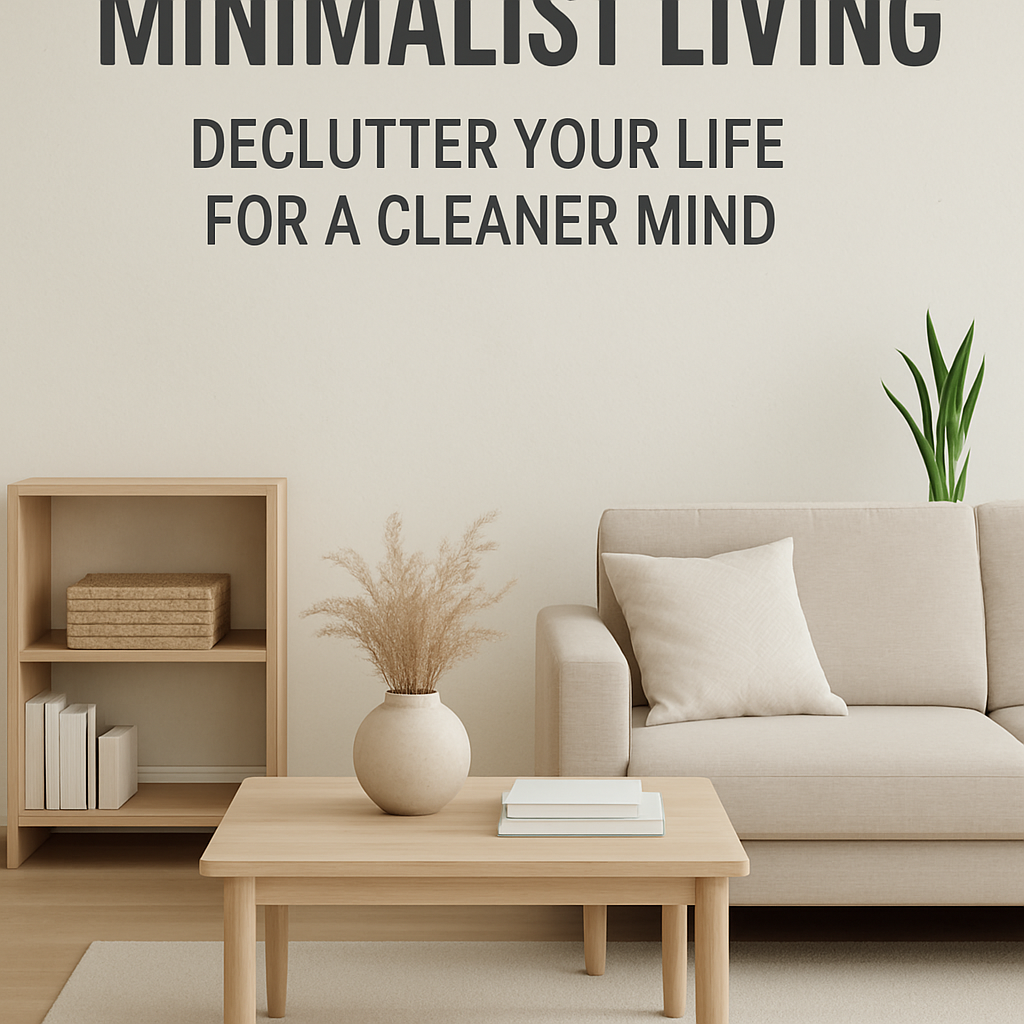 Minimalist Living: Declutter Your Life for a Cleaner Mind