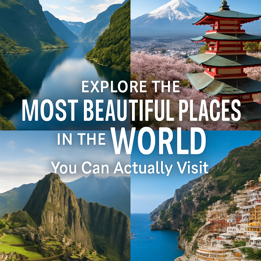 Explore the Most Beautiful Places in the World You Can Actually Visit