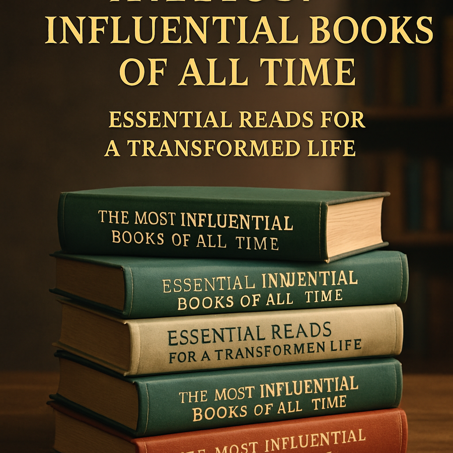 The Most Influential Books of All Time: Essential Reads for a Transformed Life