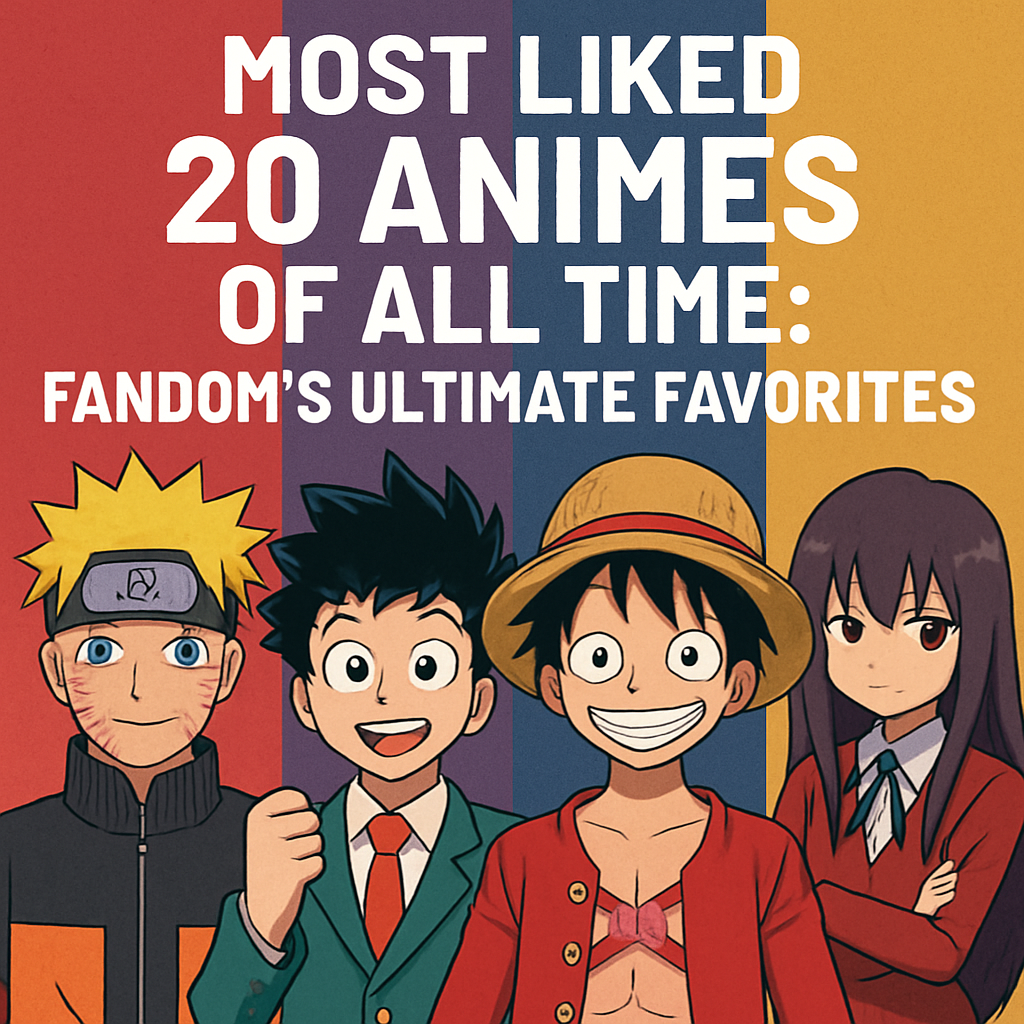 Most Liked 20 Animes of All Time: Fandom’s Ultimate Favorites
