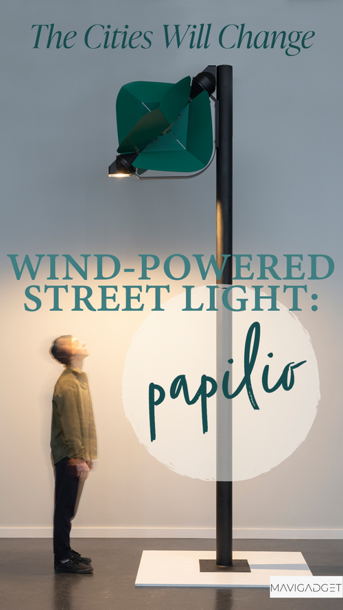 Wind-Powered Street Light: PAPILIO