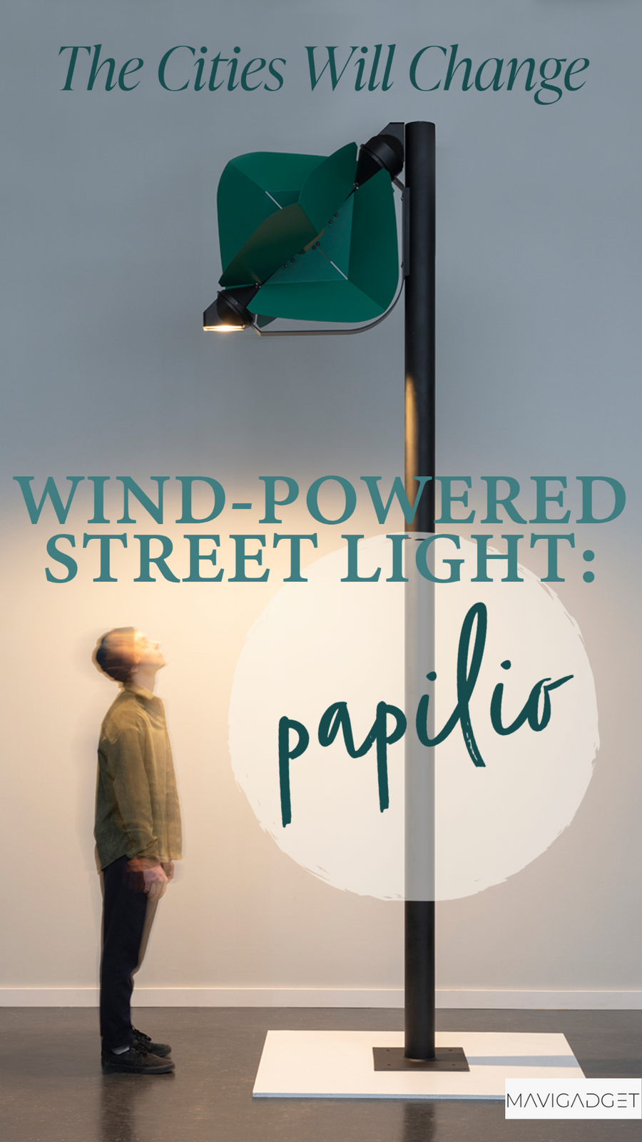 Wind-Powered Street Light: PAPILIO