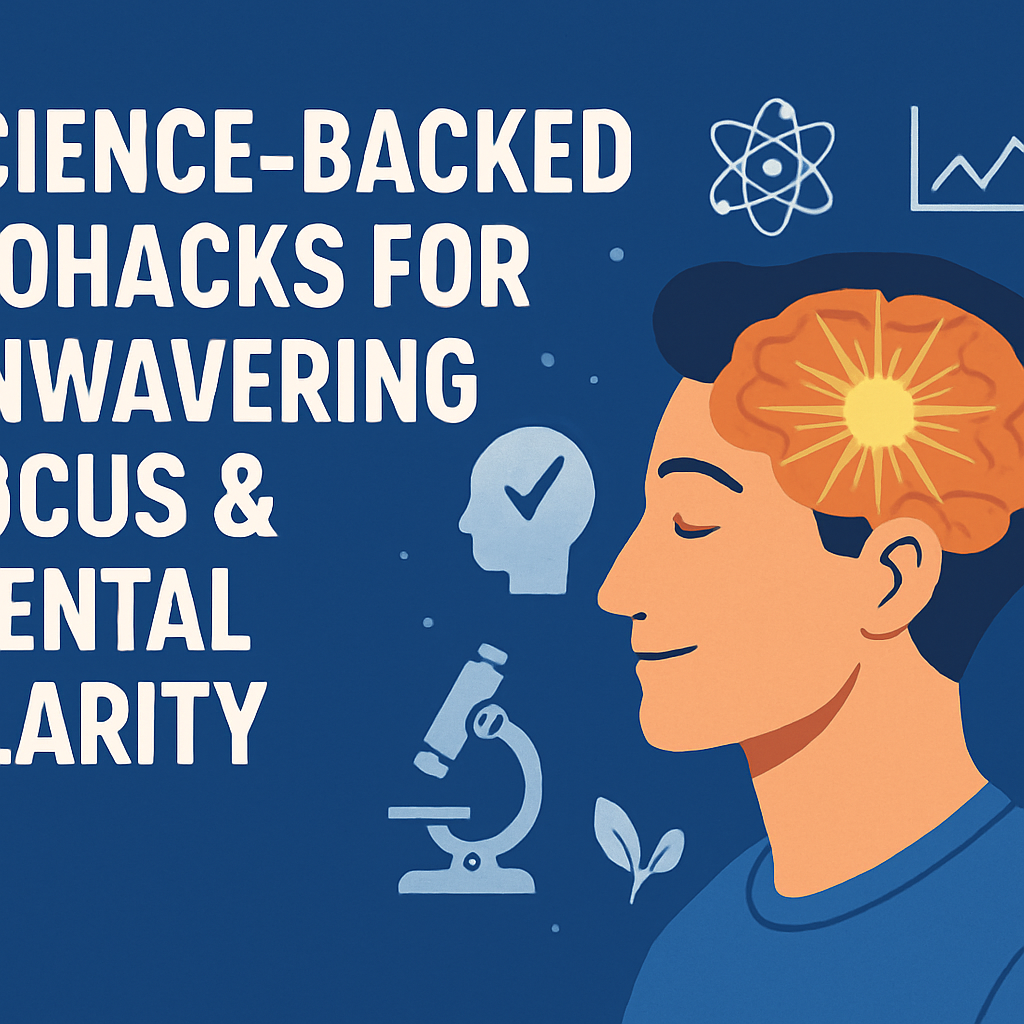Science-Backed Biohacks for Unwavering Focus & Mental Clarity