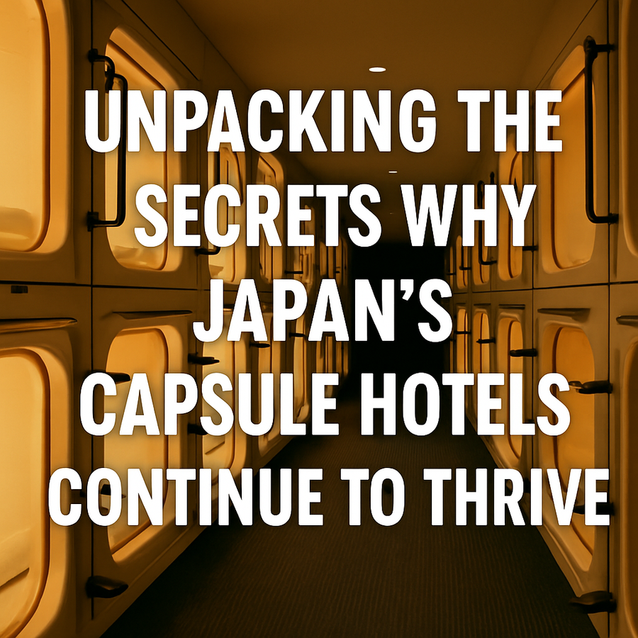 Unpacking the Secrets Why Japan’s Capsule Hotels Continue to Thrive