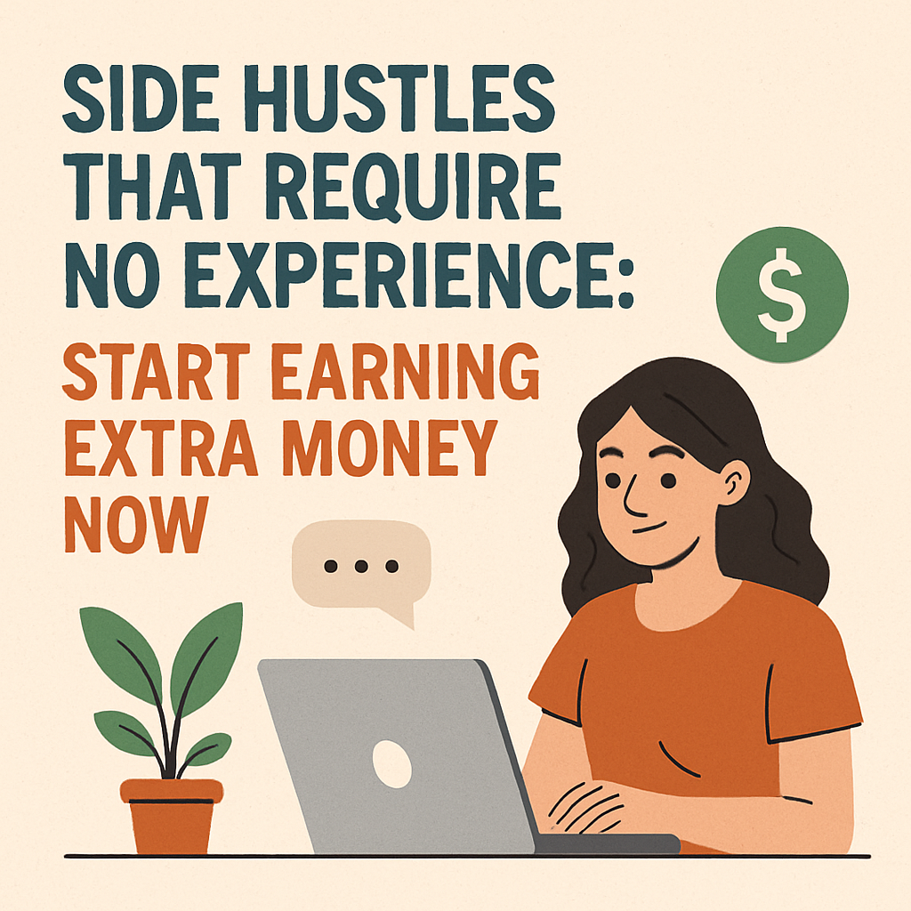 Side Hustles That Require No Experience: Start Earning Extra Money Now