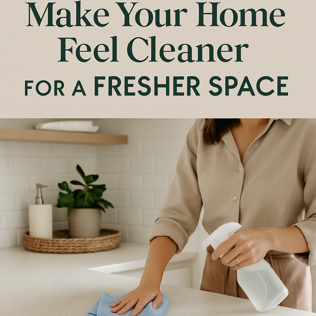 Simple Ways to Make Your Home Feel Cleaner for a Fresher Space