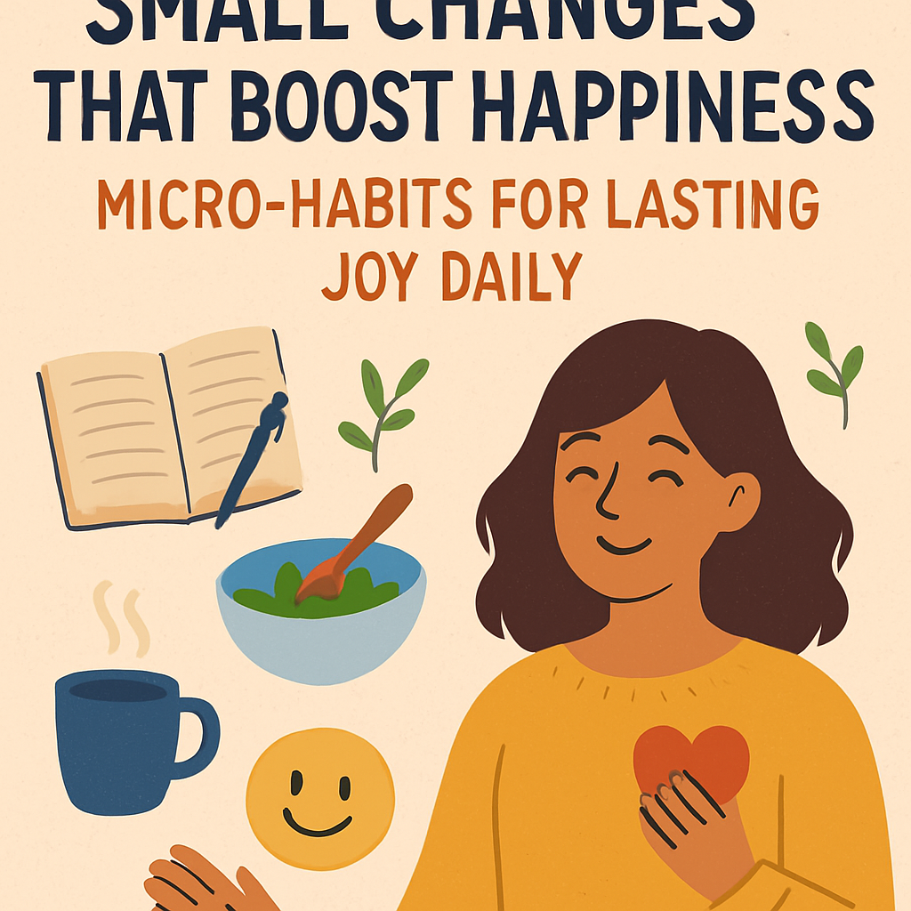 Small Changes That Boost Happiness: Micro-Habits for Lasting Joy Daily