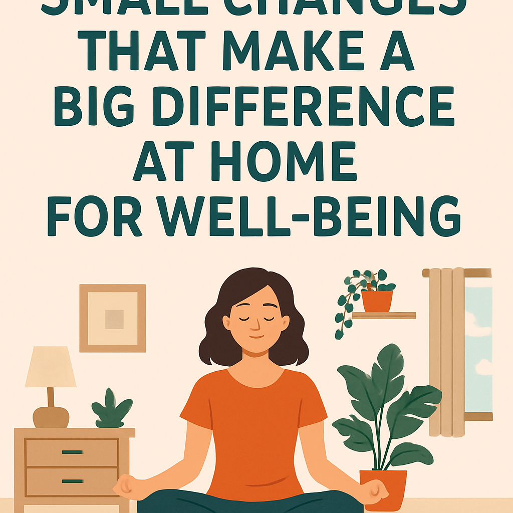 Small Changes That Make a Big Difference at Home for Well-being
