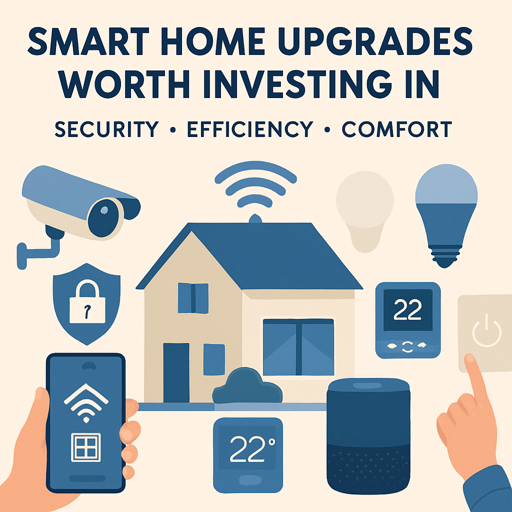 Smart Home Upgrades Worth Investing In for Security Efficiency and Comfort