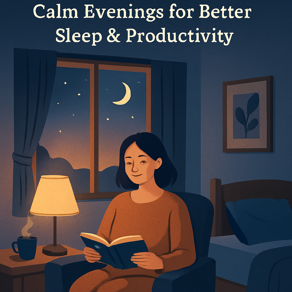 The Art of Ending Your Day Well: Calm Evenings for Better Sleep & Productivity