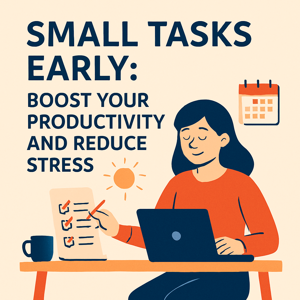 Small Tasks Early: Boost Your Productivity and Reduce Stress