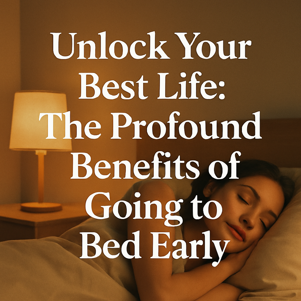 Unlock Your Best Life: The Profound Benefits of Going to Bed Early