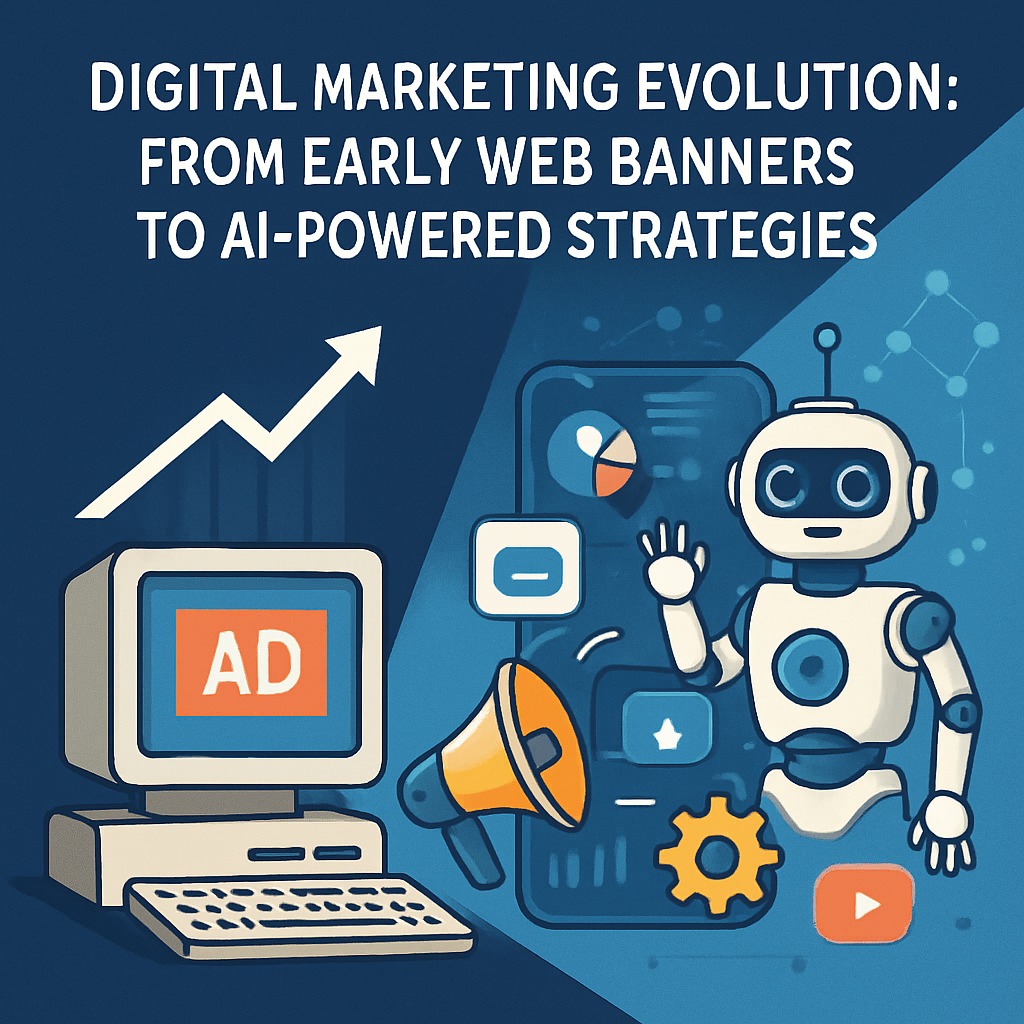 Digital Marketing Evolution: From Early Web Banners to AI-Powered Strategies