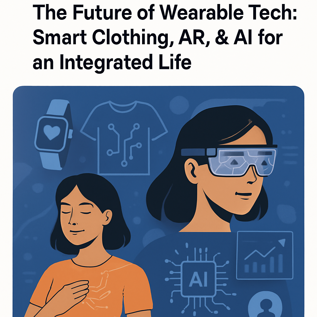 The Future of Wearable Tech: Smart Clothing, AR, & AI for an Integrated Life