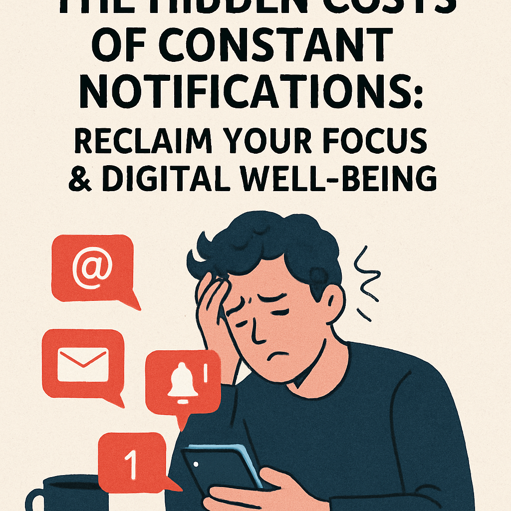 The Hidden Costs of Constant Notifications: Reclaim Your Focus & Digital Well-being