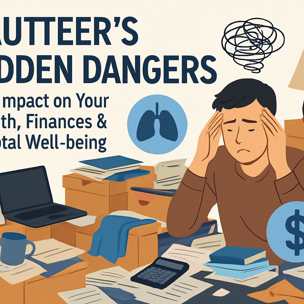 Clutter’s Hidden Dangers: The Impact on Your Health, Finances & Mental Well-being