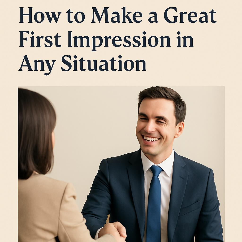 Master First Impressions: How to Make a Great First Impression in Any Situation