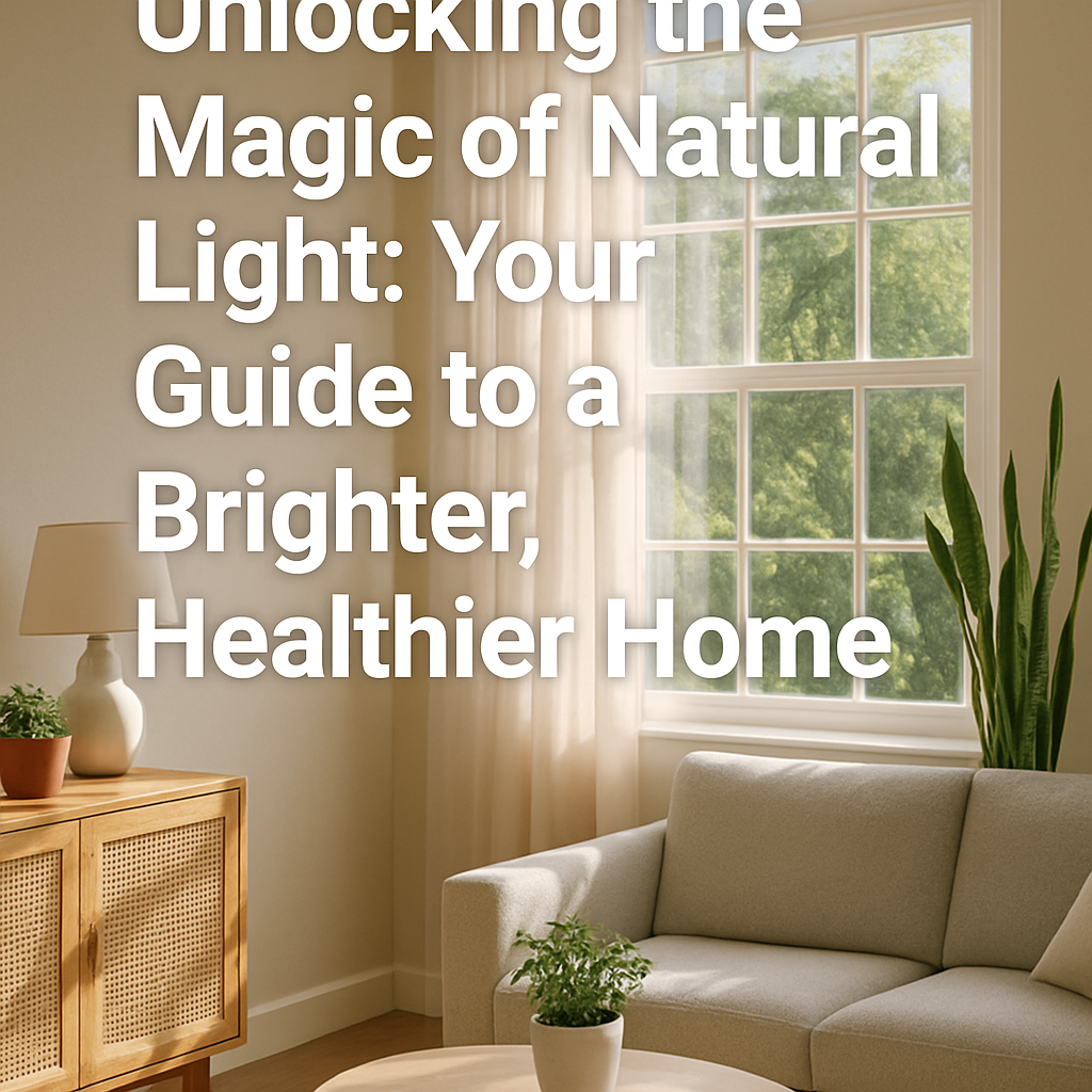 Unlocking the Magic of Natural Light: Your Guide to a Brighter, Healthier Home