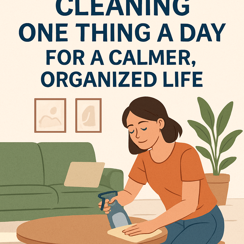 The Power of Cleaning One Thing a Day for a Calmer, Organized Life