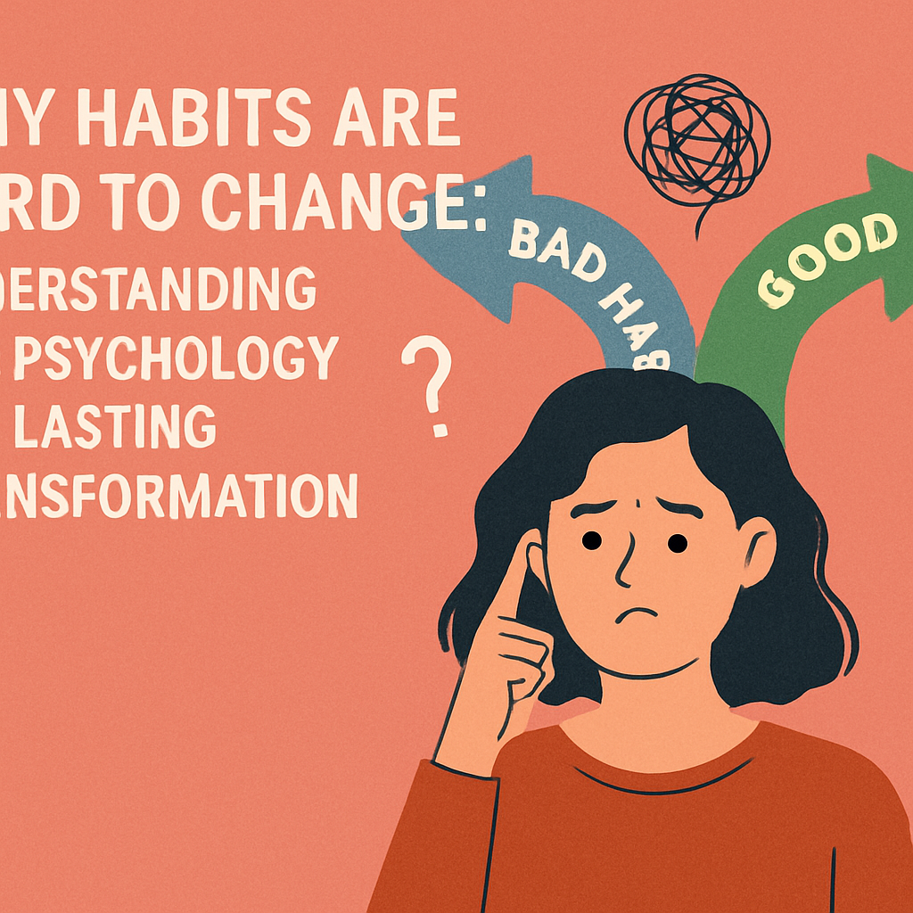 Why Habits Are Hard to Change: Understanding the Psychology for Lasting Transformation