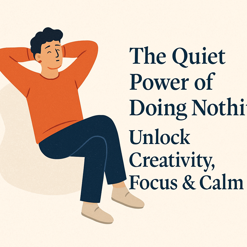 The Quiet Power of Doing Nothing: Unlock Creativity, Focus & Calm