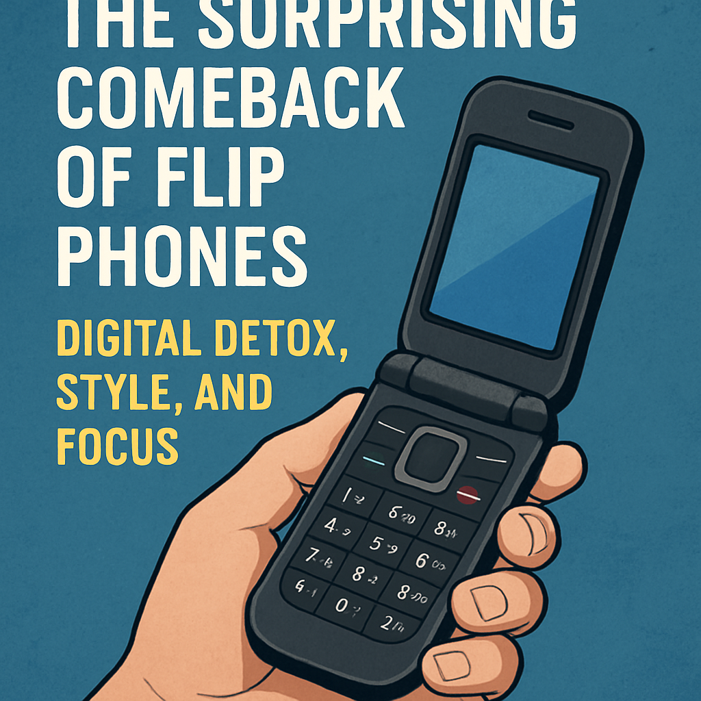 The Surprising Comeback of Flip Phones: Digital Detox, Style, and Focus