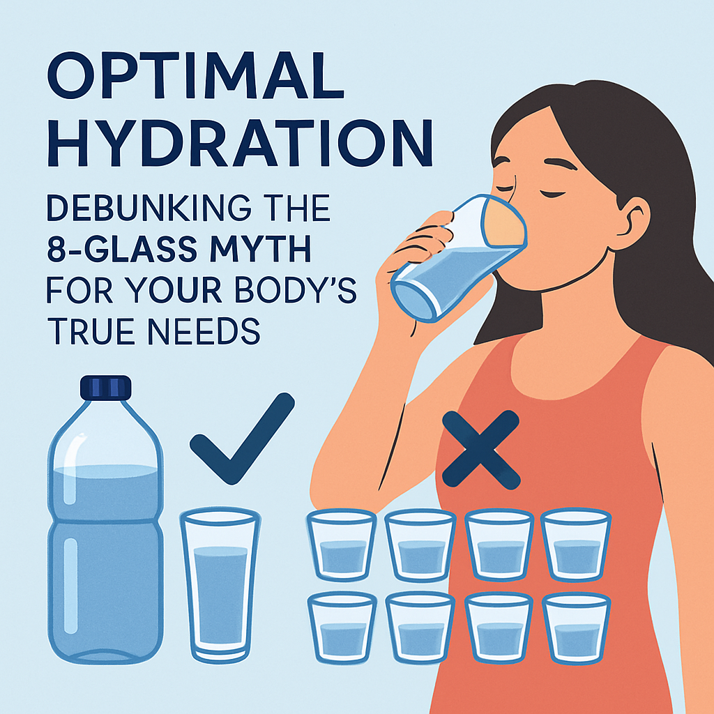 Optimal Hydration: Debunking the 8-Glass Myth for Your Body’s True Needs