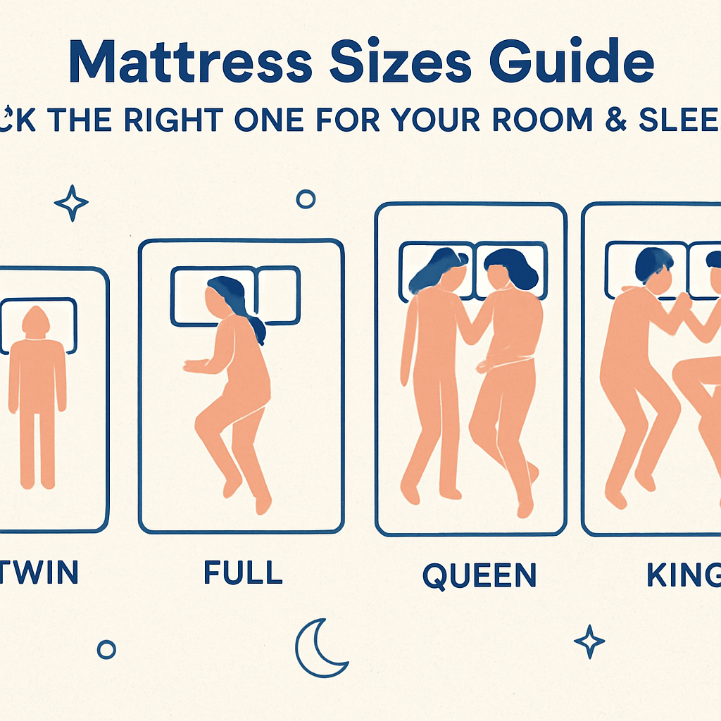 Mattress Sizes Guide: Pick the Right One for Your Room & Sleep