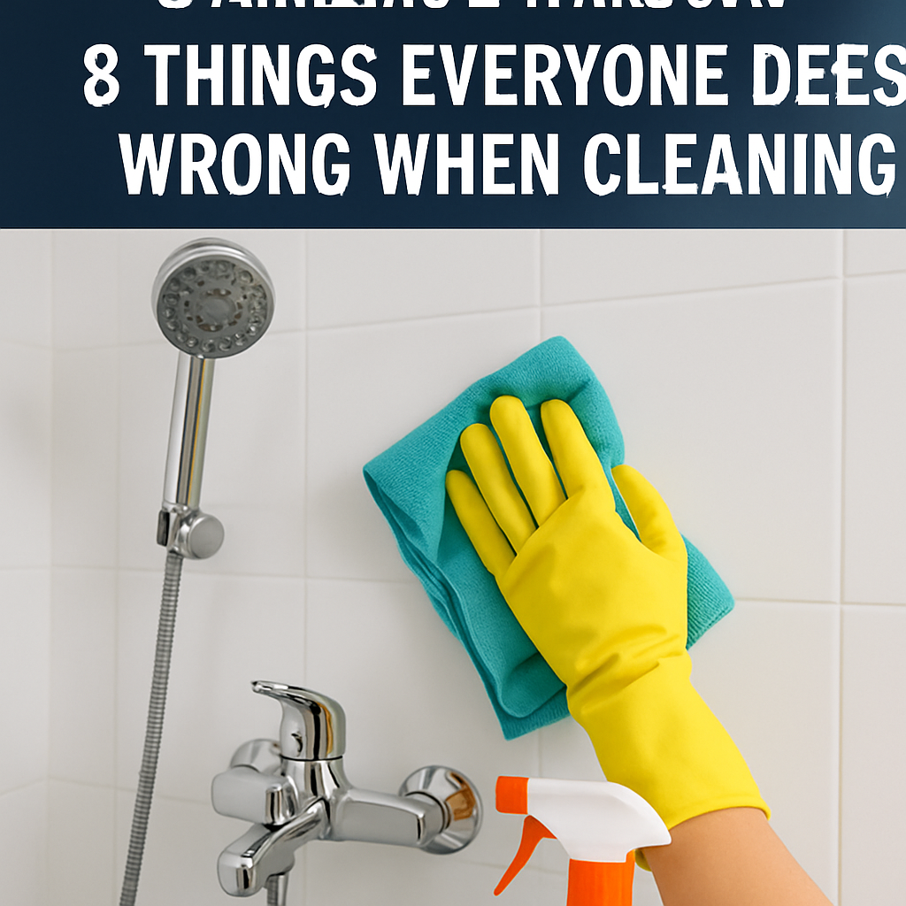 Unlock A Sparkling Bathroom: 8 Things Everyone Does Wrong When Cleaning