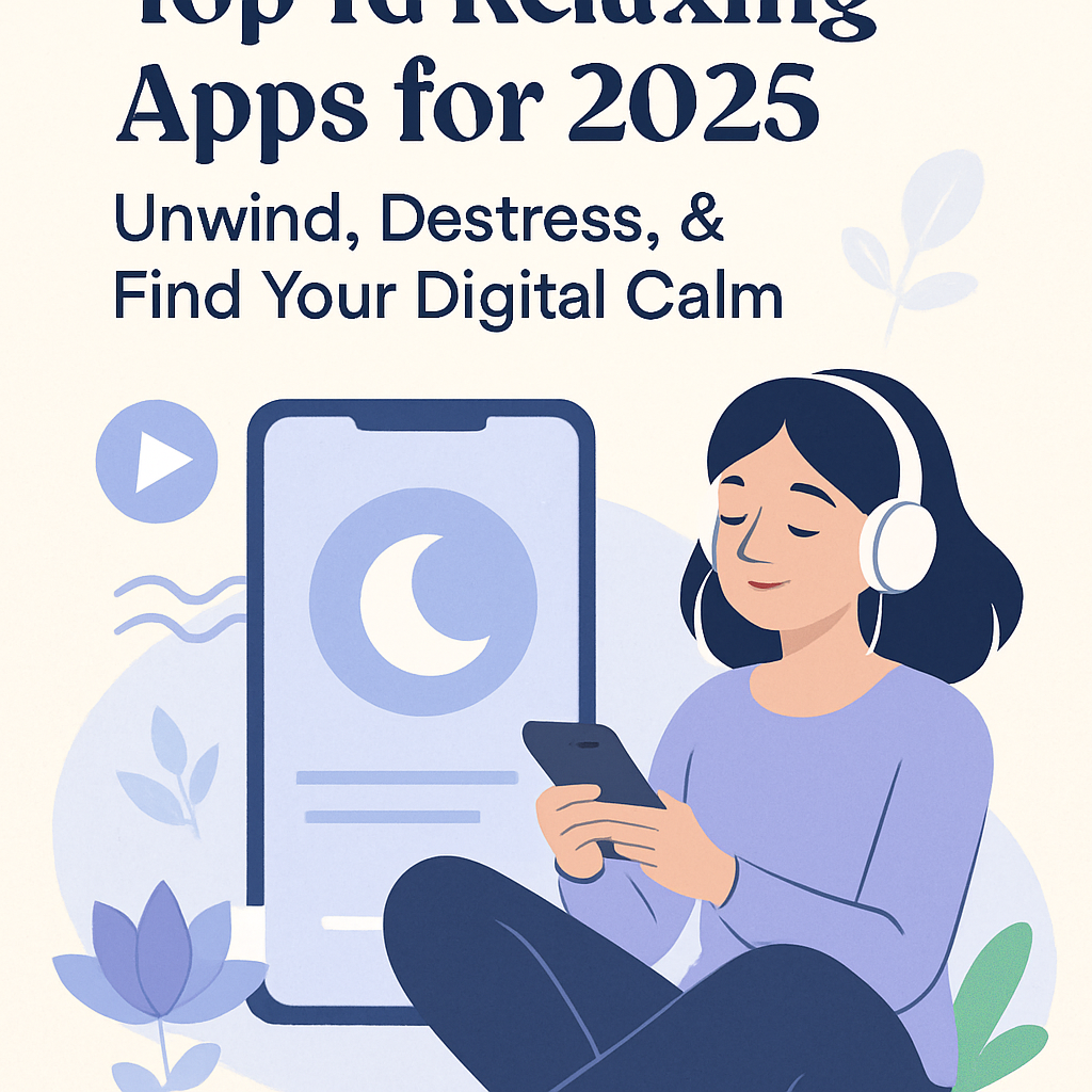 Top 10 Relaxing Apps for 2025: Unwind, Destress, & Find Your Digital Calm