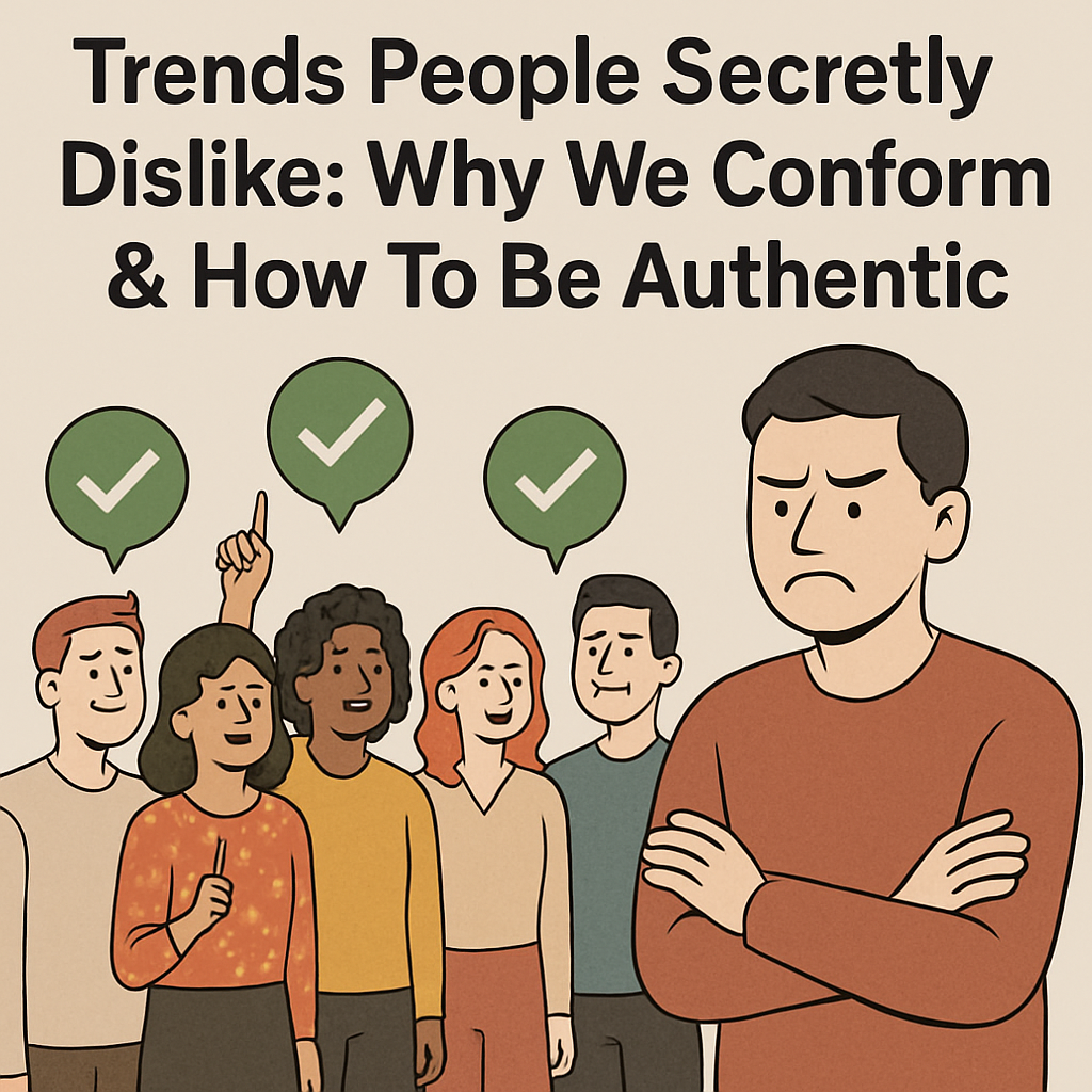 Trends People Secretly Dislike: Why We Conform & How To Be Authentic