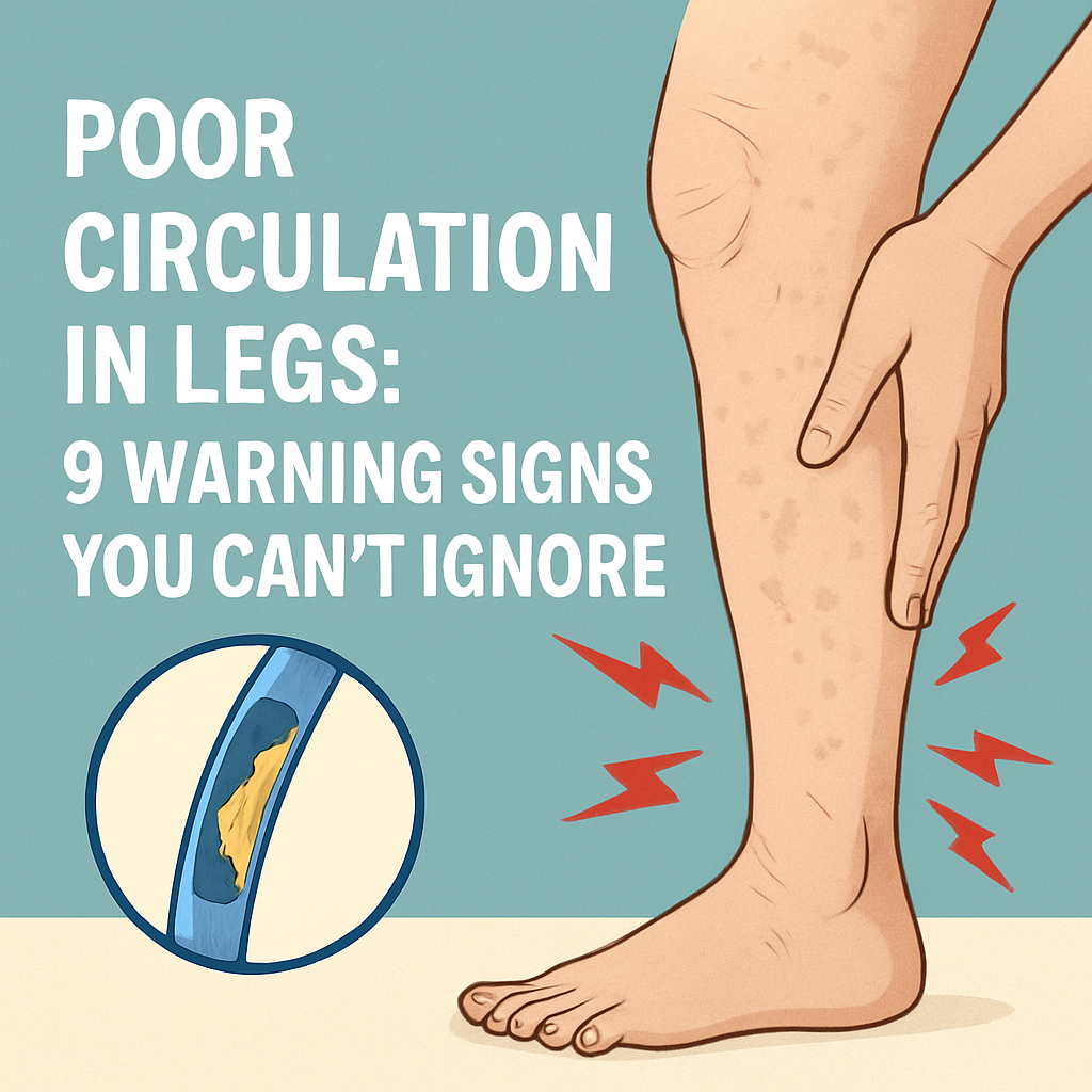 Poor Circulation in Legs: 9 Warning Signs You Can’t Ignore
