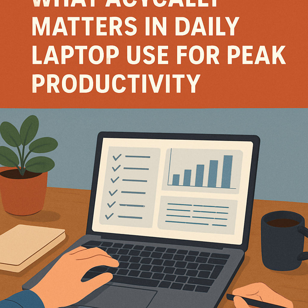 What Actually Matters in Daily Laptop Use for Peak Productivity