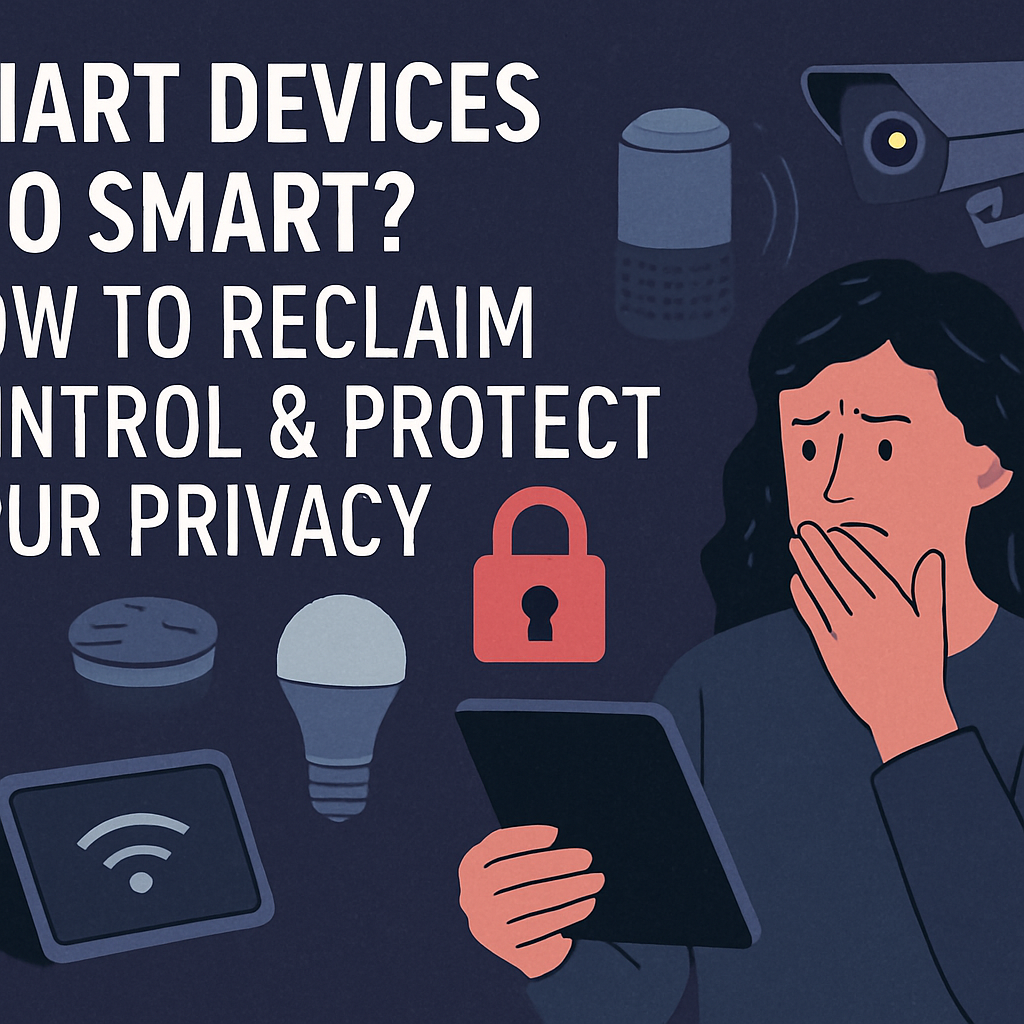 Smart Devices Too Smart? How to Reclaim Control & Protect Your Privacy