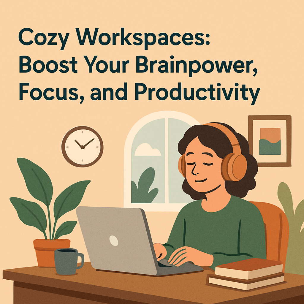 Cozy Workspaces: Boost Your Brainpower, Focus, and Productivity