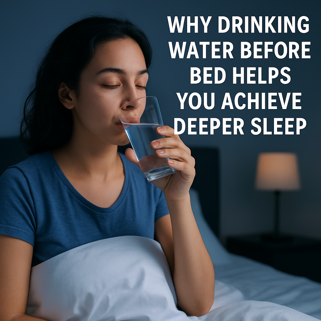 Why Drinking Water Before Bed Helps You Achieve Deeper Sleep