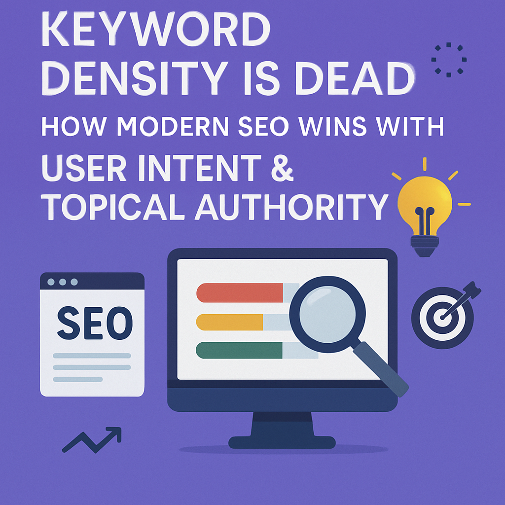 Keyword Density is Dead: How Modern SEO Wins with User Intent & Topical Authority