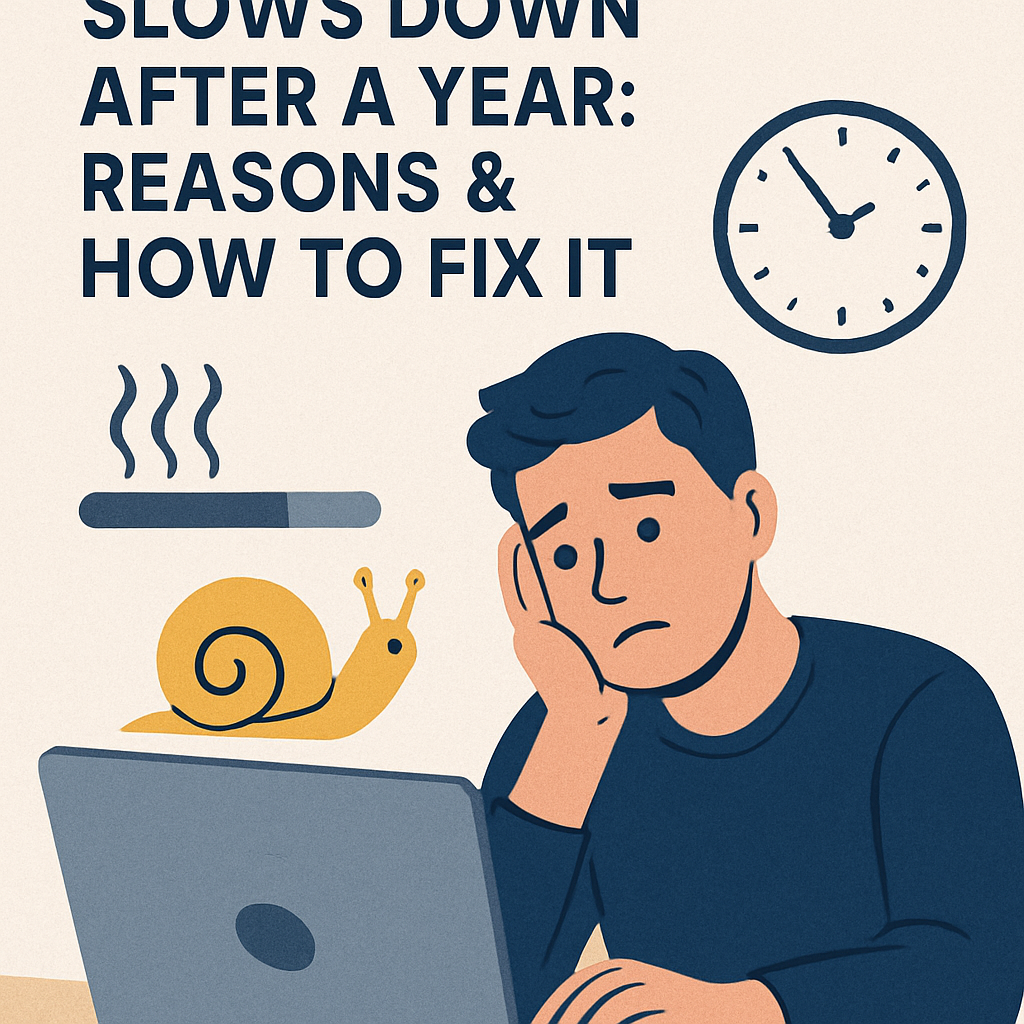 Why Your Laptop Slows Down After a Year: Reasons & How To Fix It