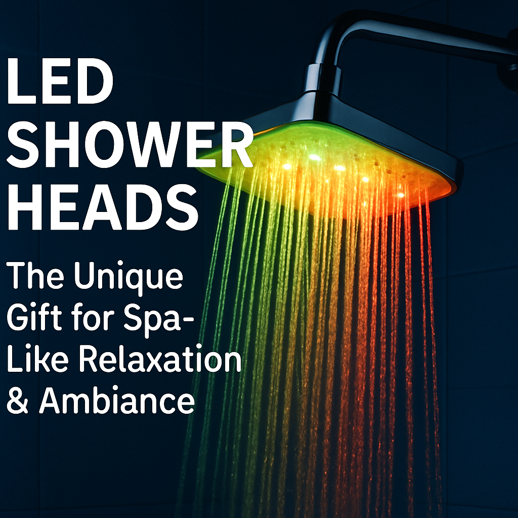 LED Shower Heads: The Unique Gift for Spa-Like Relaxation & Ambiance