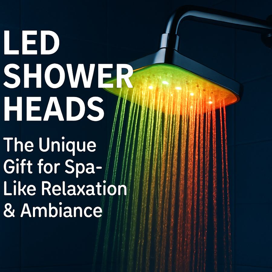 LED Shower Heads: The Unique Gift for Spa-Like Relaxation & Ambiance
