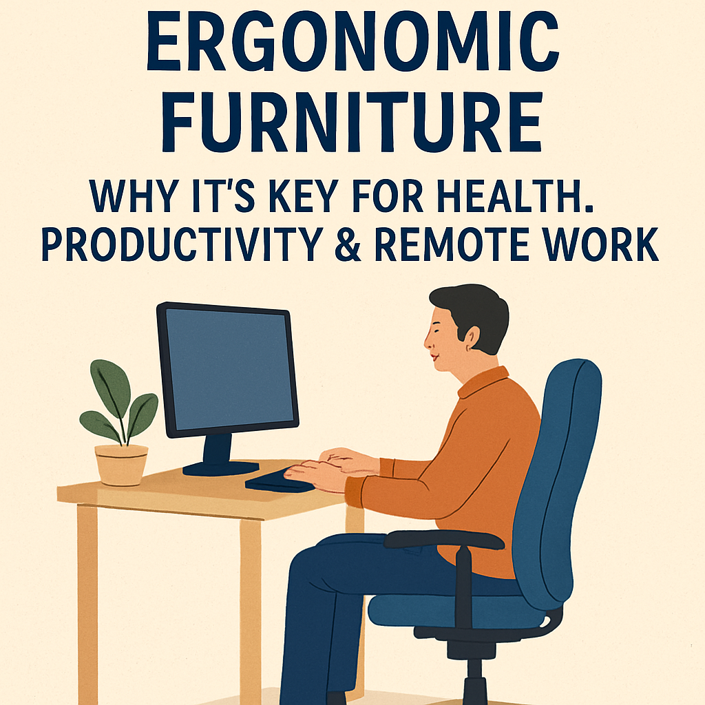 The Rise of Ergonomic Furniture: Why It’s Key for Health, Productivity & Remote Work