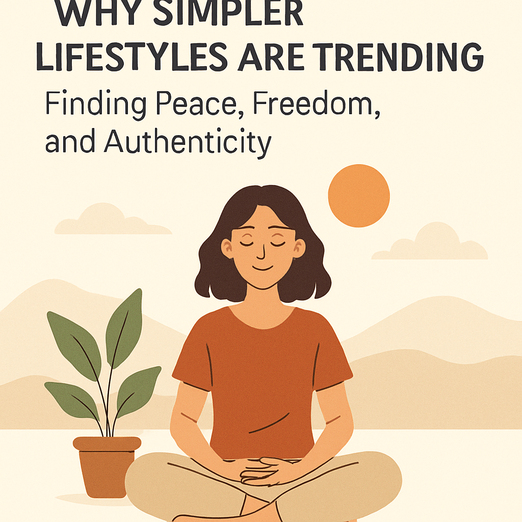 Why Simpler Lifestyles Are Trending: Finding Peace, Freedom, and Authenticity