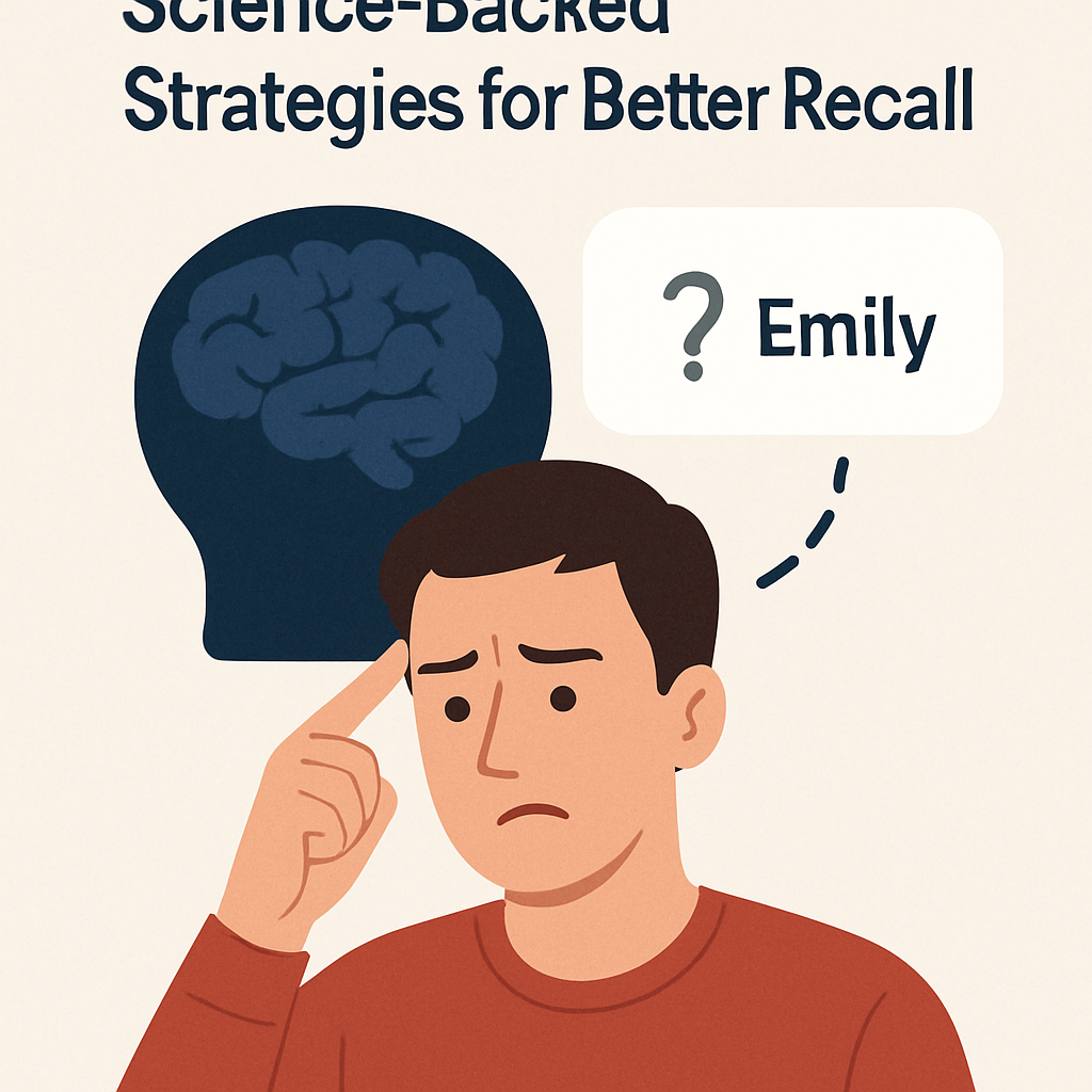 Why You Forget Names So Quickly: Science-Backed Strategies for Better Recall