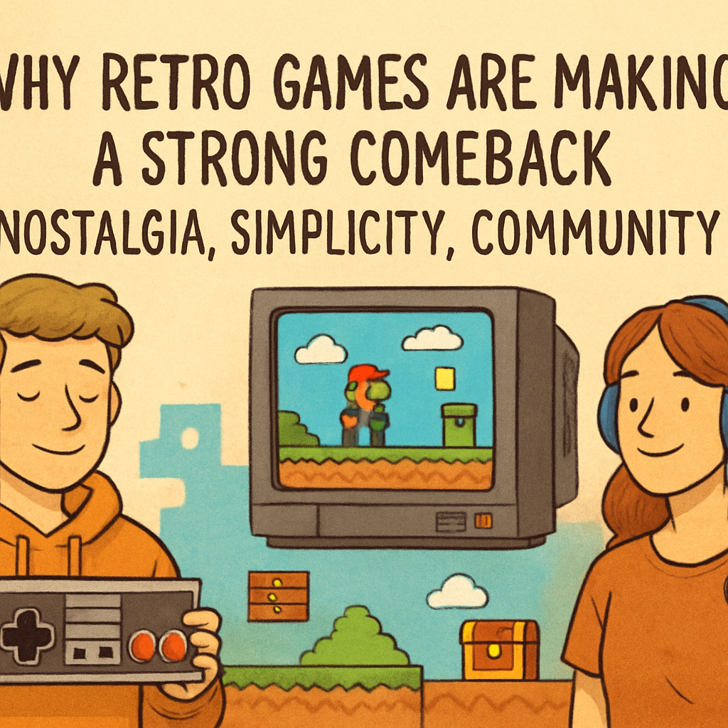 Why Retro Games Are Making a Strong Comeback: Nostalgia, Simplicity, Community
