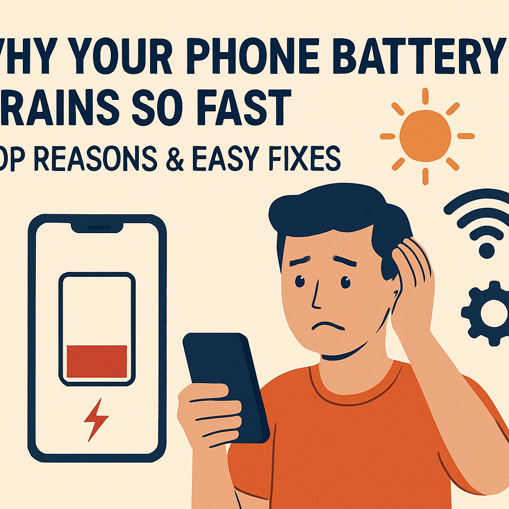 Why Your Phone Battery Drains So Fast: Top Reasons & Easy Fixes