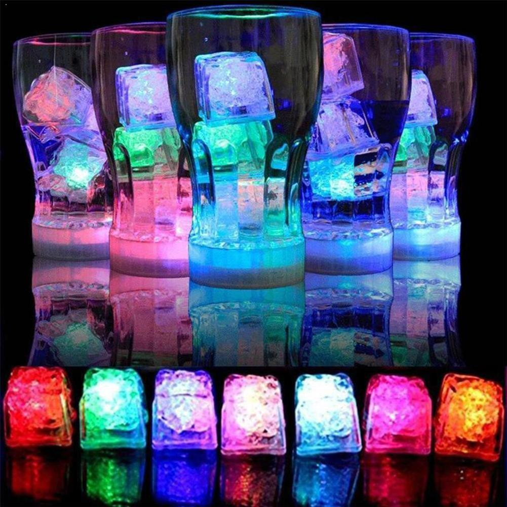 Colorful Water-Activated LED Ice Cubes